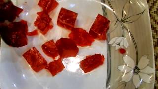 Homemade Jello Recipe  Jello With Gelatin Powder  HALAL JELLY  FOOD PLANET [upl. by Esilahs]