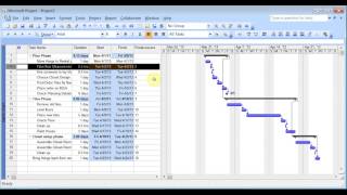 Microsoft Project 2007 Pt 1 Tasks [upl. by Isaiah]