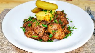 Ficatei de pui la tigaie  Pan Fried Chicken Livers [upl. by Ingar]