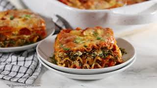 Easy Spinach Lasagna [upl. by Leinad]