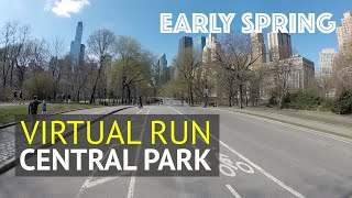 Central Park Virtual Run Great Treadmill Scenery for Running or Walking in the New York City Park [upl. by Fortunato]