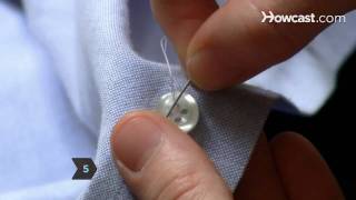 How to Sew a Button by Hand [upl. by Vivle]