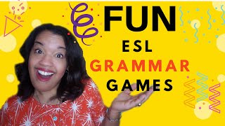 Teaching ESL Grammar Games for Ells [upl. by Langan]