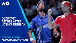 FULL TIEBREAK  Novak Djokovic v Alexander Zverev  Australian Open 2025 Semifinal [upl. by Anhej304]