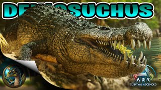 ARK Ascended How To Tame Deinosuchus [upl. by Pantheas]