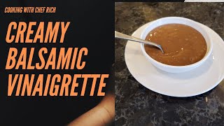 Homemade Balsamic Vinaigrette  CREAMY and DELICIOUS [upl. by Nyladnek]