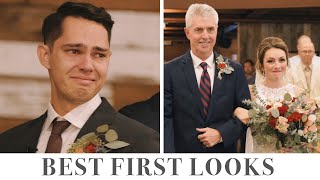 Emotional Groom Reactions These First Looks Will Make You CRY [upl. by Anircam842]