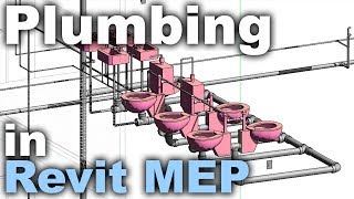 Plumbing in Revit MEP Beginner Tutorial [upl. by Anived532]