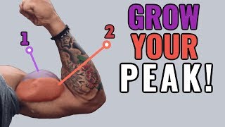 How to Grow Your Biceps Peak 4 ScienceBased Tips [upl. by Fernald]