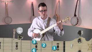 Beginning 5String Banjo  Pt 5  the F chord [upl. by Enelia665]