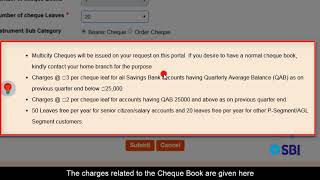 How Do I Apply for a Cheque Book Online [upl. by Thurber]