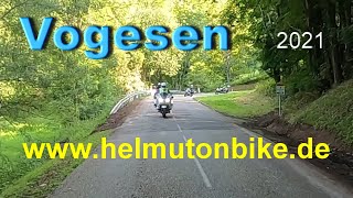 VOGESEN 2021 3Tage MotorradtourMotorcycle tour eine Reiseerinnerung [upl. by Zetra]