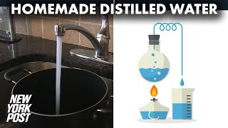 How to make distilled water at home  New York Post [upl. by Nonie]