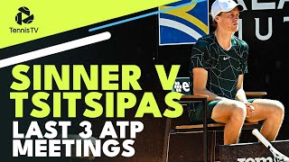 Stefanos Tsitsipas vs Jannik Sinner Last 3 ATP Matches [upl. by Sherilyn139]