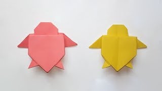 How To Make Origami Turtle  Easy Origami Turtle [upl. by Delanty]