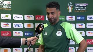 INTERVIEW  Le coup de gueule de MAHREZ après Algérie  Burkina Faso [upl. by Ladew]