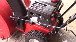 snow blower starting hack [upl. by Lezah]