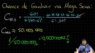 Probabilidade de Ganhar na Mega Sena Acumulada e Coincidências da Vida [upl. by Enrobso]