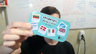 My sister gifted Vendespil Memory game to me  FROM ITALY  Designed with love in Denmark [upl. by Dasha]