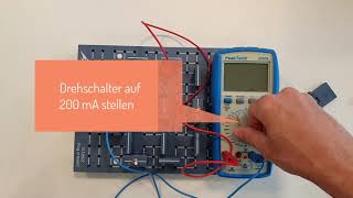 Stromstärken mit einem Multimeter messen PeakTech 2005 [upl. by Goodspeed]