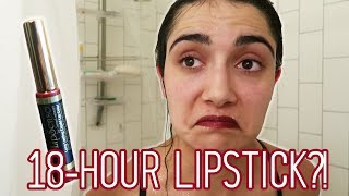 I Tried 18Hour Lipstick [upl. by Sedlik873]