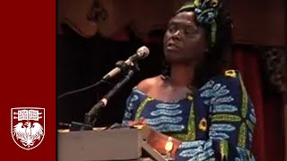 Wangari Maathai Activist Author Nobel Prize Winner  Chicago Humanities Festival [upl. by Limaa]