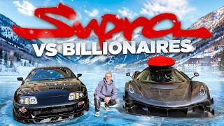 1000HP Supra terrorizing Billionaires Hypercarmeet in Switzerland [upl. by Aneroc94]