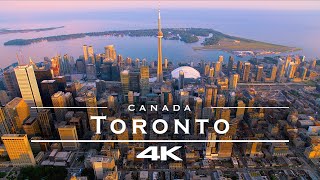 Toronto Canada 🇨🇦  by drone 4K [upl. by Kenji]