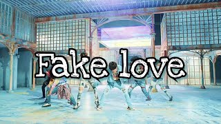 BTS FAKE LOVE Spanish version  Cover en Español Lyrics [upl. by Ahsaela]