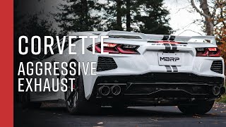 CORVETTE C8  MBRP 3quot CatBack Exhaust [upl. by Harvie648]