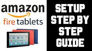 How To Setup Fire HD Tablet  Amazon Fire HD 10 Tablet Setup Walkthrough Step by Step Guide Tutorial [upl. by Hartfield]