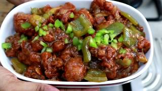 Gobi Manchurian Gravy in Malayalam  Restaurant Style Gobi Manchurian Recipe [upl. by Emogene14]