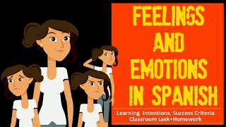 Classroom Spanish Feelings and Emotions in Spanish [upl. by Siegel]