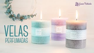 Velas aromaticas cilindricas [upl. by Ardried]