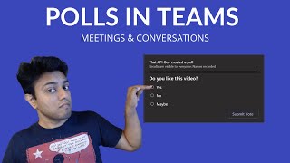 Create Polls in Microsoft Teams [upl. by Korman19]