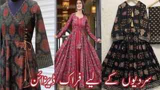 Latest Printed Frock Designs 2024 Frock Designs  Frock Ke Design  Latest Frock Design [upl. by Humble]