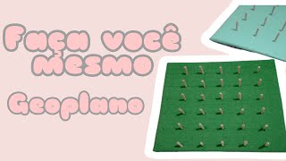 Diy Geoplano de EVA e papelão  Recurso Pedagógico [upl. by Sara-Ann]