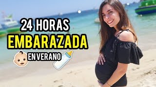 24 HORAS SIENDO MAMÁ  EMBARAZADA EN VERANO   Lyna Vlogs [upl. by Noside867]