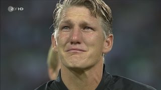 Bastian Schweinsteiger LAST MATCH for Germany vs Finland Home HD 720p 31082016 by 1900FCBFreak [upl. by Adnilem]