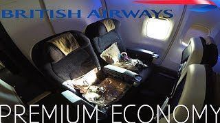 BRITISH AIRWAYS PREMIUM ECONOMY HONEST REVIEW [upl. by Esinart]