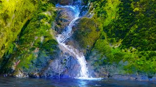 Water Sounds ASMR for Sleep  10 Hours Gentle Waterfall White Noise [upl. by Ahsan]