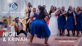 Nigel amp Krinah Bridal Entrance AFRICAN WEDDING DANCE [upl. by Okiruy]