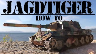 Cardboard WW2 Jagdtiger Tank  How To [upl. by Ubald679]