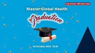 Diploma uitreiking Master Global Health [upl. by Ocnarfnaig420]