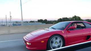 Ferrari F355 Acceleration All Tubi Exhaust [upl. by Nalek337]