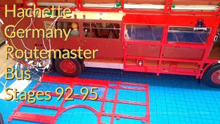 Hachette Build the ROUTEMASTER BUS Stages 9295 [upl. by Aradnahc299]