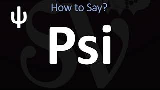 How to Pronounce Psi CORRECTLY  ψ Greek Alphabet Pronunciation [upl. by Drolyag]