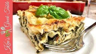 Spinach and Feta Lasagna  No Boil Lasagna Noodles Recipes [upl. by Oicatsana]