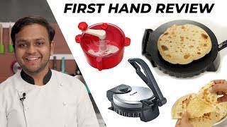 Roti Maker amp Atta Dough Maker Machine Review  CookingShooking [upl. by Suivatnod]