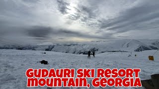 Vlog 55 Gudauri Ski Resort Mountain Georgia [upl. by Yreva]